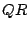 $ QR$