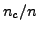 $ n_c/n$