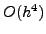 $ O(h^4)$