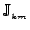 $ \mathbb{J}_{_{km}} $