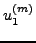 $ u_1^{(m)}$