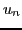 $ u_{n}$