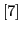 $ [7]$