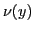 $ \nu(y)$