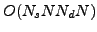 $ O( N_{s}N_{\fr} N_{d}
N)$