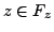 $\displaystyle z\in F_z$
