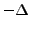 $ -\Delta$