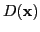 $ D( \mathbf{x})$