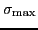 $ \sigma_\mathrm{max}$