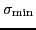 $ \sigma_\mathrm{min}$