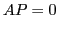 $\displaystyle A P = 0 ~~$
