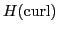 $ H(\operatorname{curl})$