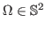 $ \Omega \in
\mathbb{S}^2$