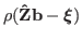 $ \rho({\bf\hat Z} {\bf
b} - \boldsymbol{\xi})$