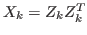 $ X_k= Z_k Z_k^T$