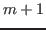$ m+1$
