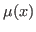 $ \mu(x)$