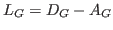 $ L_G=D_G-A_G$