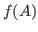$ f(A) \vb$