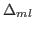 $ \Delta_{ml}$
